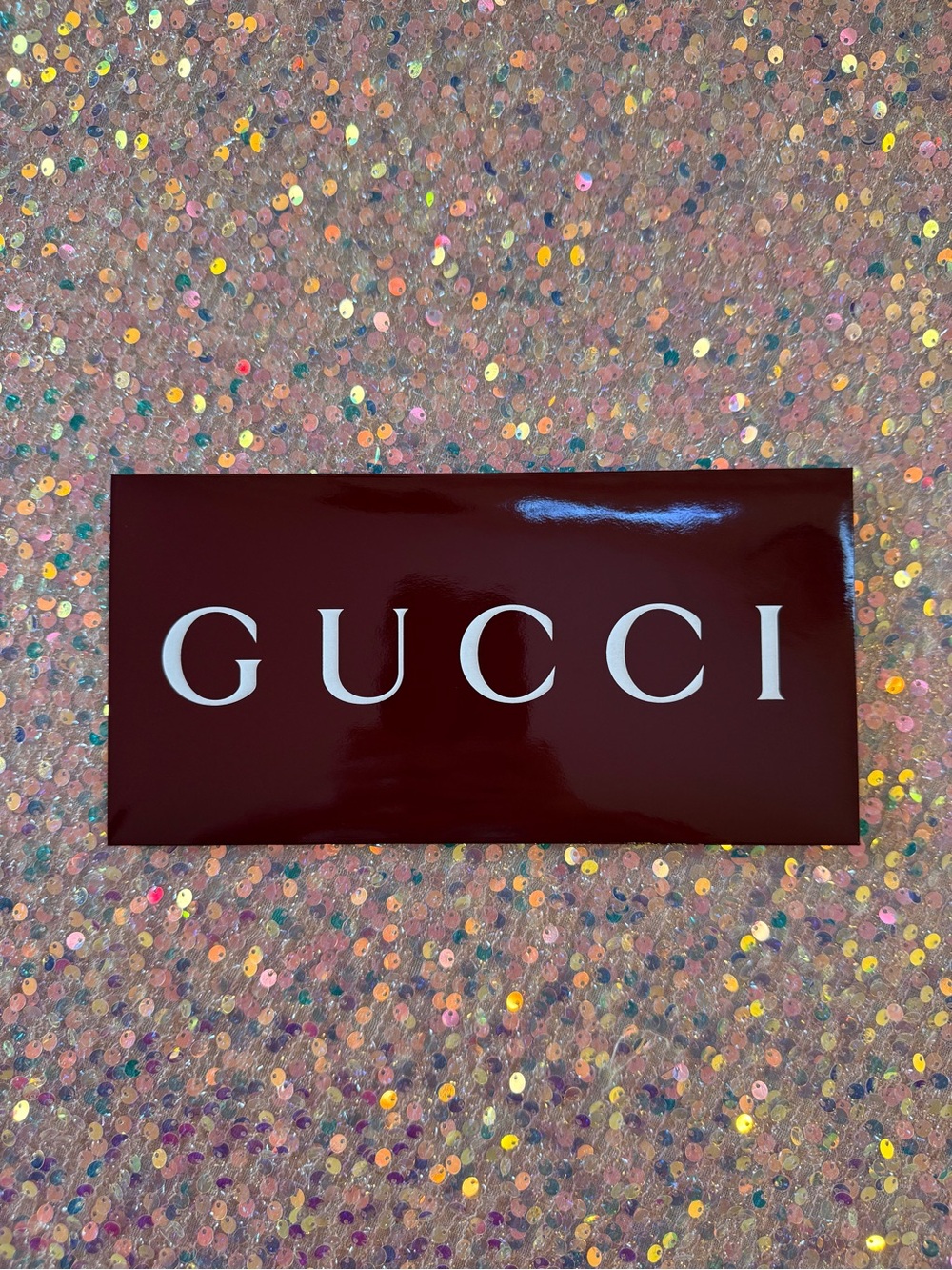 NIB Authentic Gucci Gift Set - Bag, Envelopes, Ribbon, Tissue Paper & Gift Card - Picture 4 of 11